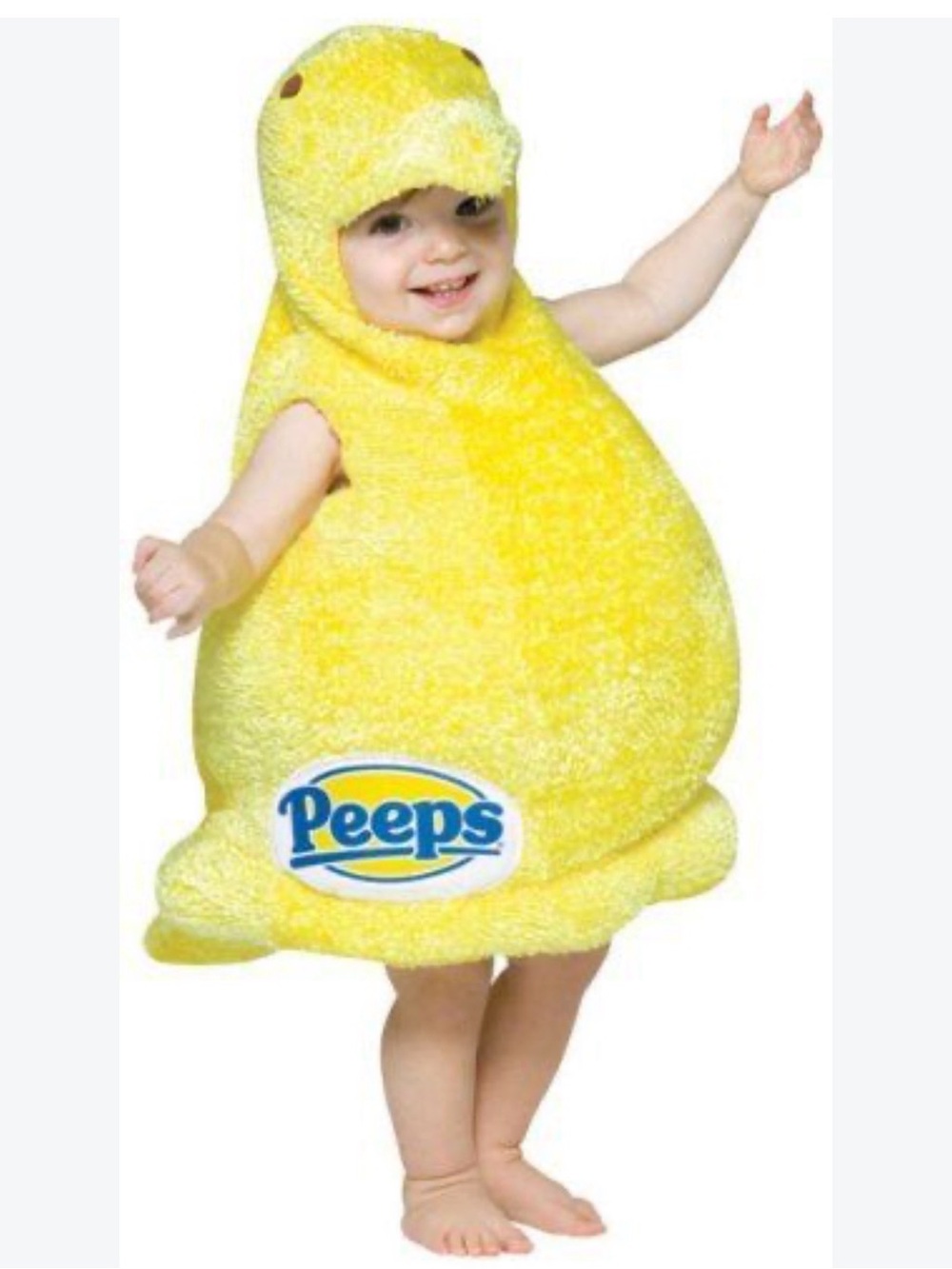 Peeps yellow chick costume one size fits most